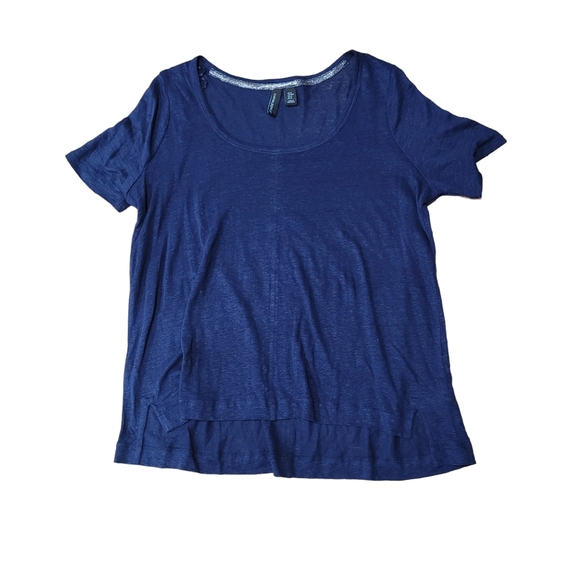Cynthia Rowley Tops - Cynthia Rowley Pale Blue Linen Top